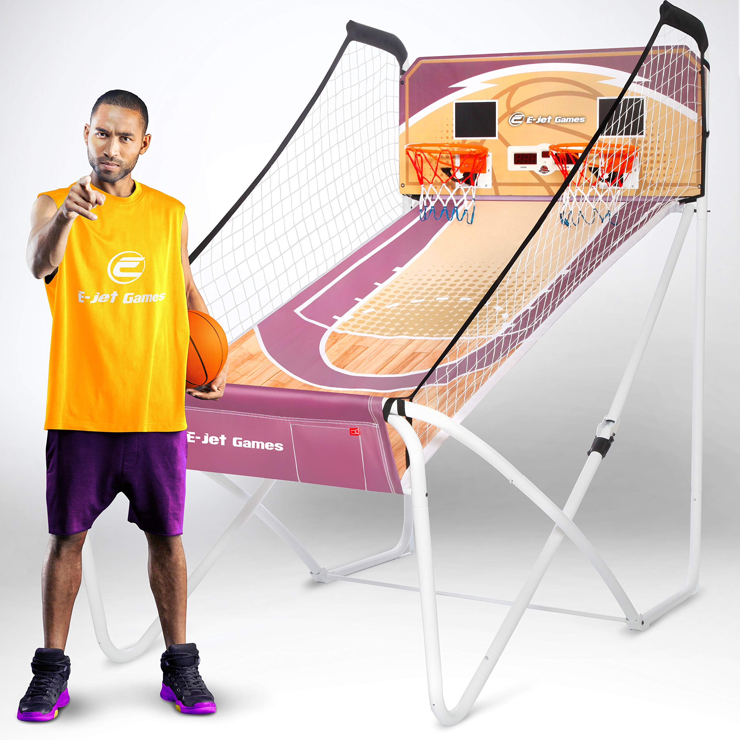 E-JET SPORT Arcade Basketball Games, Electronic Basketball Games (Online Battle & Challenge, Shoot H
