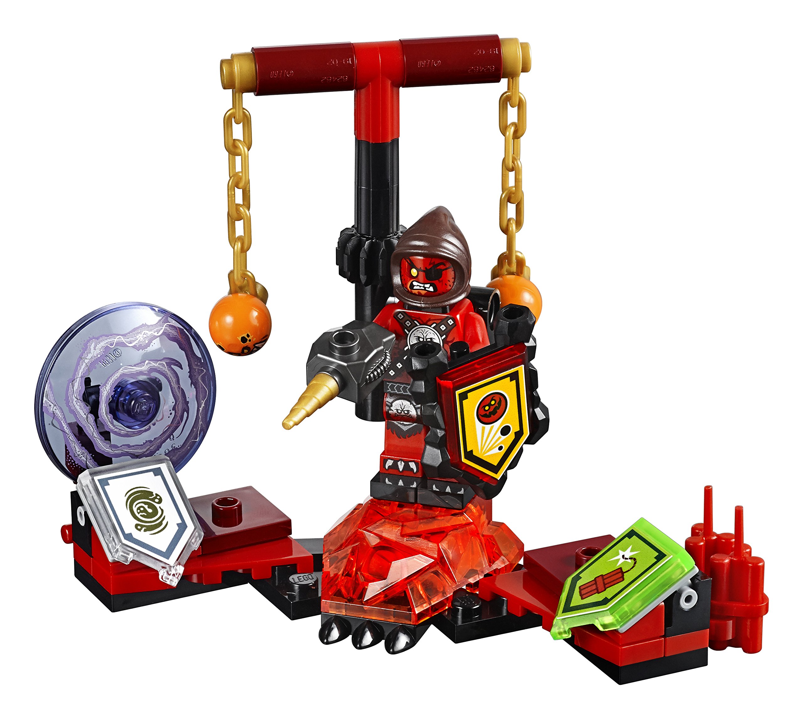 4箱☆NICOMEDICO LEGO Nexo Knights Jestro's Headquarter 70352 Building Kit (840