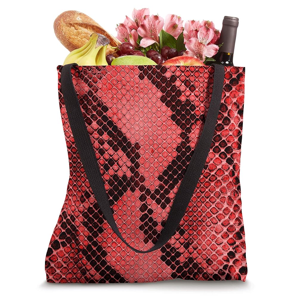 Amazon.com: Red Snakeskin Pattern Reptile Python Anaconda