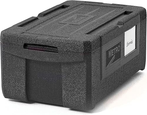 METRO Mightylite ML180-BL - Transportador de alimentos aislado de carga superior, multiusos, de grado profesional, enfriador aislado y calentador de