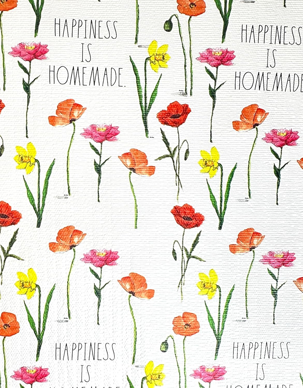 Rae Dunn Shelf Liner - Drawer Liner and Cabinet Liner - Decorative Anti-Slip Refrigerator Liners and Shelf Liners for Kitchen Cabinets, Pantry Shelves, Dresser Drawers (Happiness is Homemade 2 Pack)