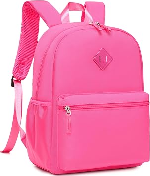 abshoo Kindergarten Backpack for Girls Preschool Backpacks School Bookbag for Kids 4-8Hot Pink