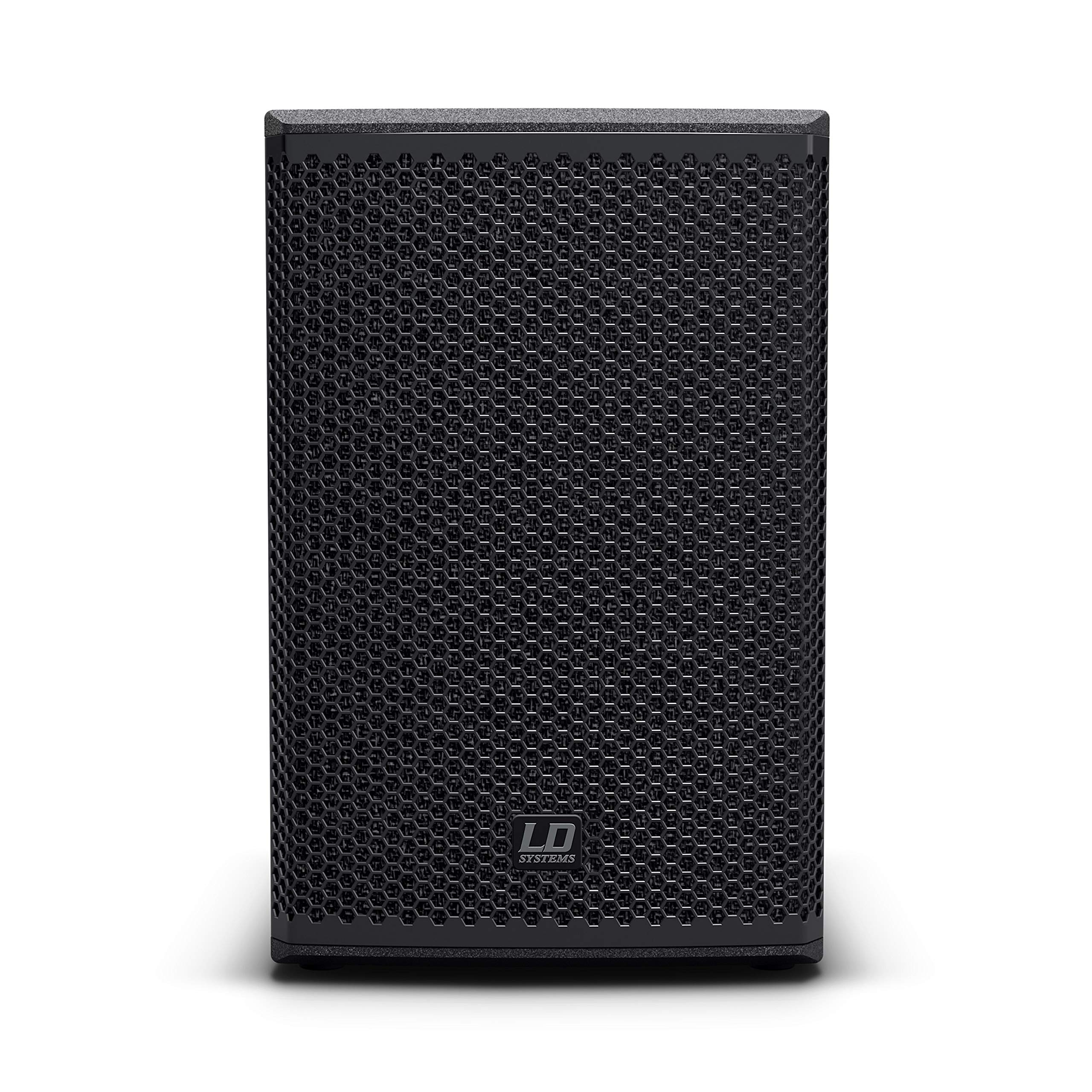LD Systems MIX 10 A G3-2-Weg Aktiv-Lautsprecher mit integriertem 7-Kanal-Mixer, 10" Woofer nd 1" Celestion Hochtöner, schwarz