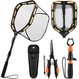 PLUSINNO Black Fish Claw Control DeviceCS10-02with Multifunctional Fishing Pliers and Fish Lip Gripper