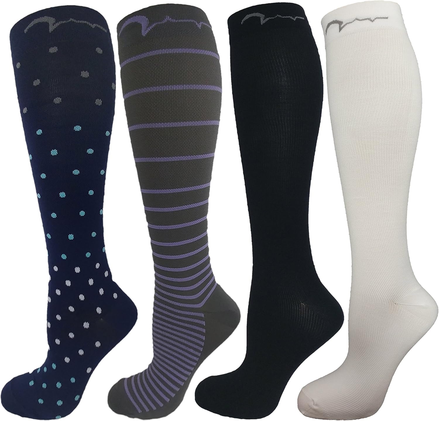 4 pair Youth Graduated Compression Socks for basketball