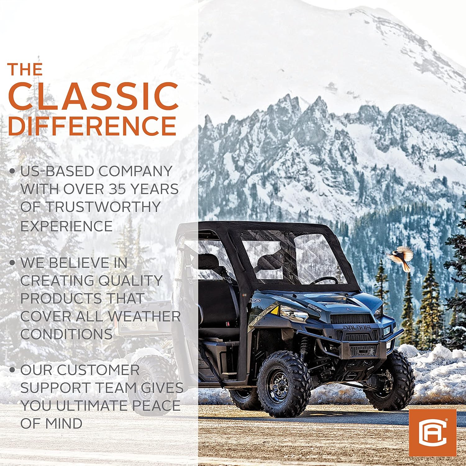 Classic Accessories Next Vista G1 Camo QuadGear UTV Bench Seat Cover : Automotive