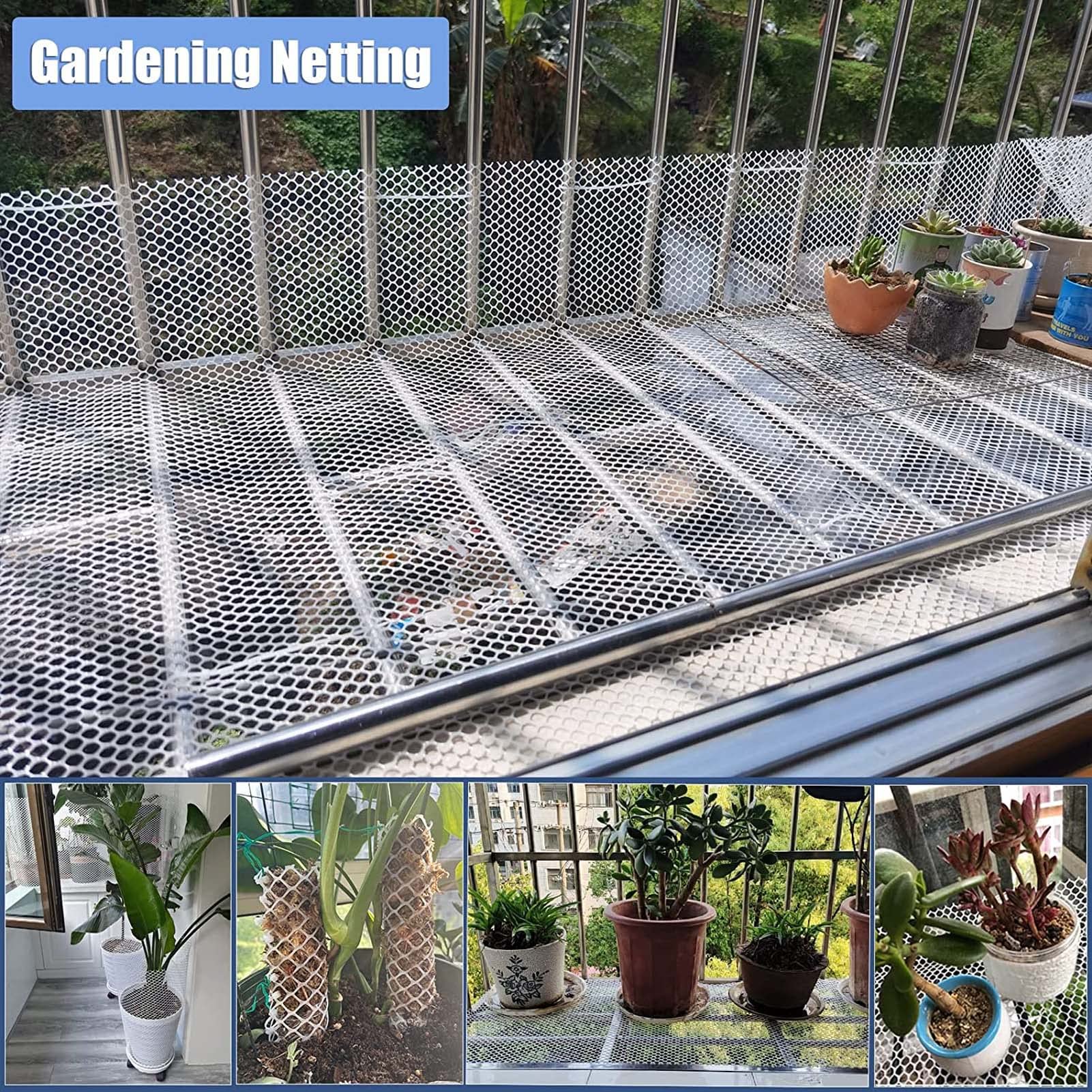 Balkon/schody poręcz siatka czarna plastikowa siatka ogrodzeniowa z drutu kurczaka, zwierzęta domowe ogrodzenie dla drobiu ogrodnictwo rośliny siatka
