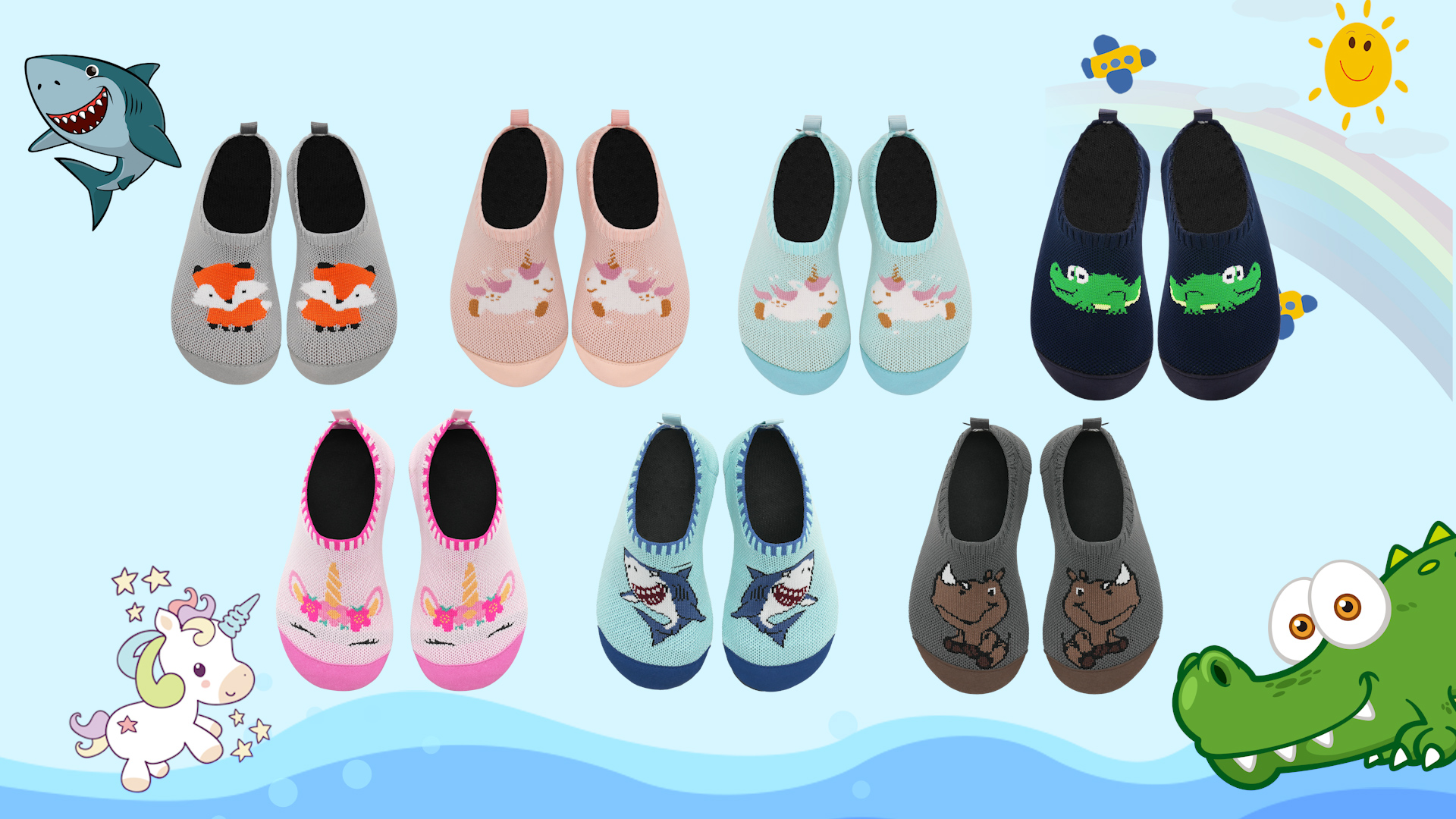 Chaussons Antidérapants Pour Enfant - Pantoufles D'intérieur Respirantes - Taille 20-35 EU - Pour Garçons Et Filles Chaussures Cabane Semelle Caoutchouc