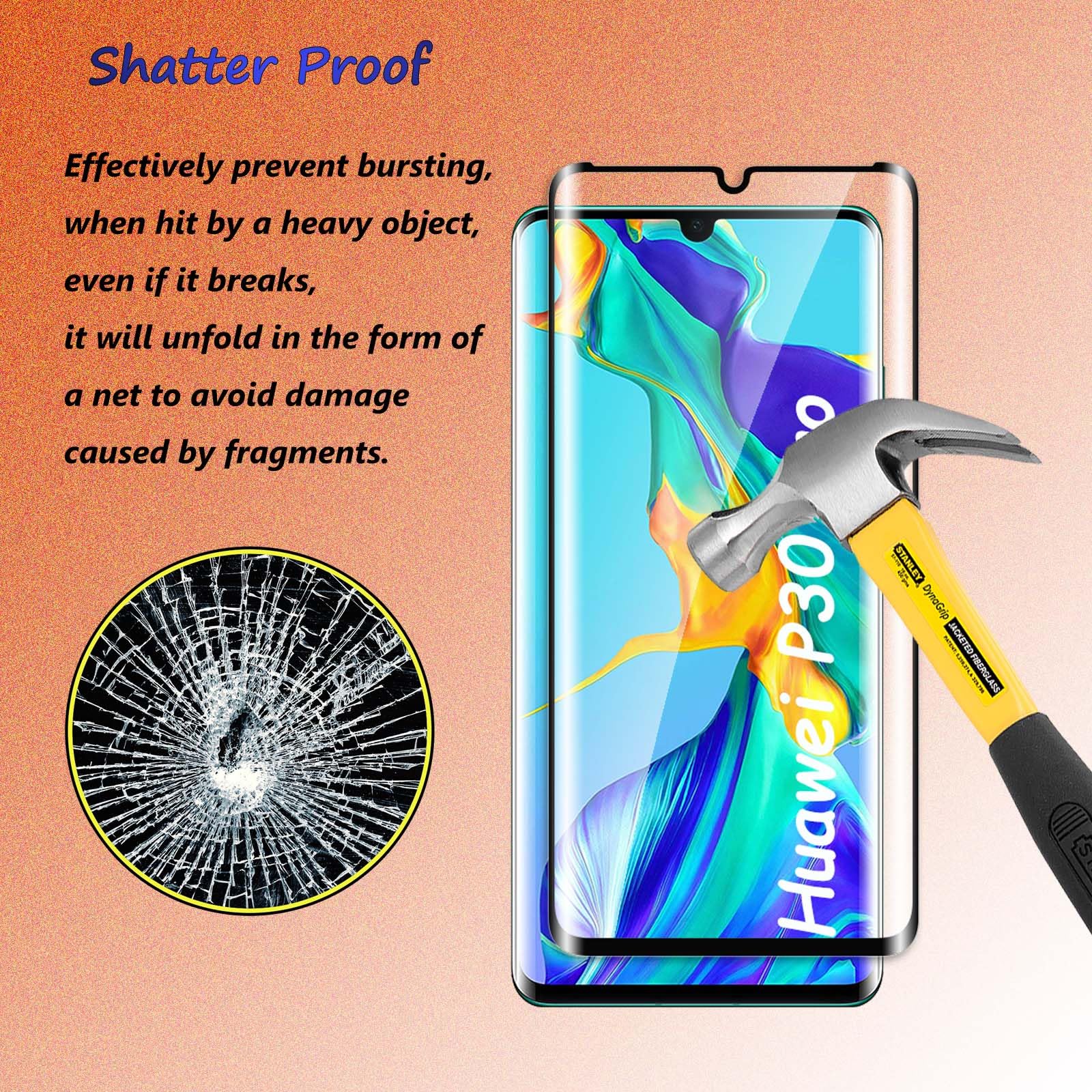 Vetro Temperato Huawei P30 Pro 3D - Migliore Pellicola | Italia