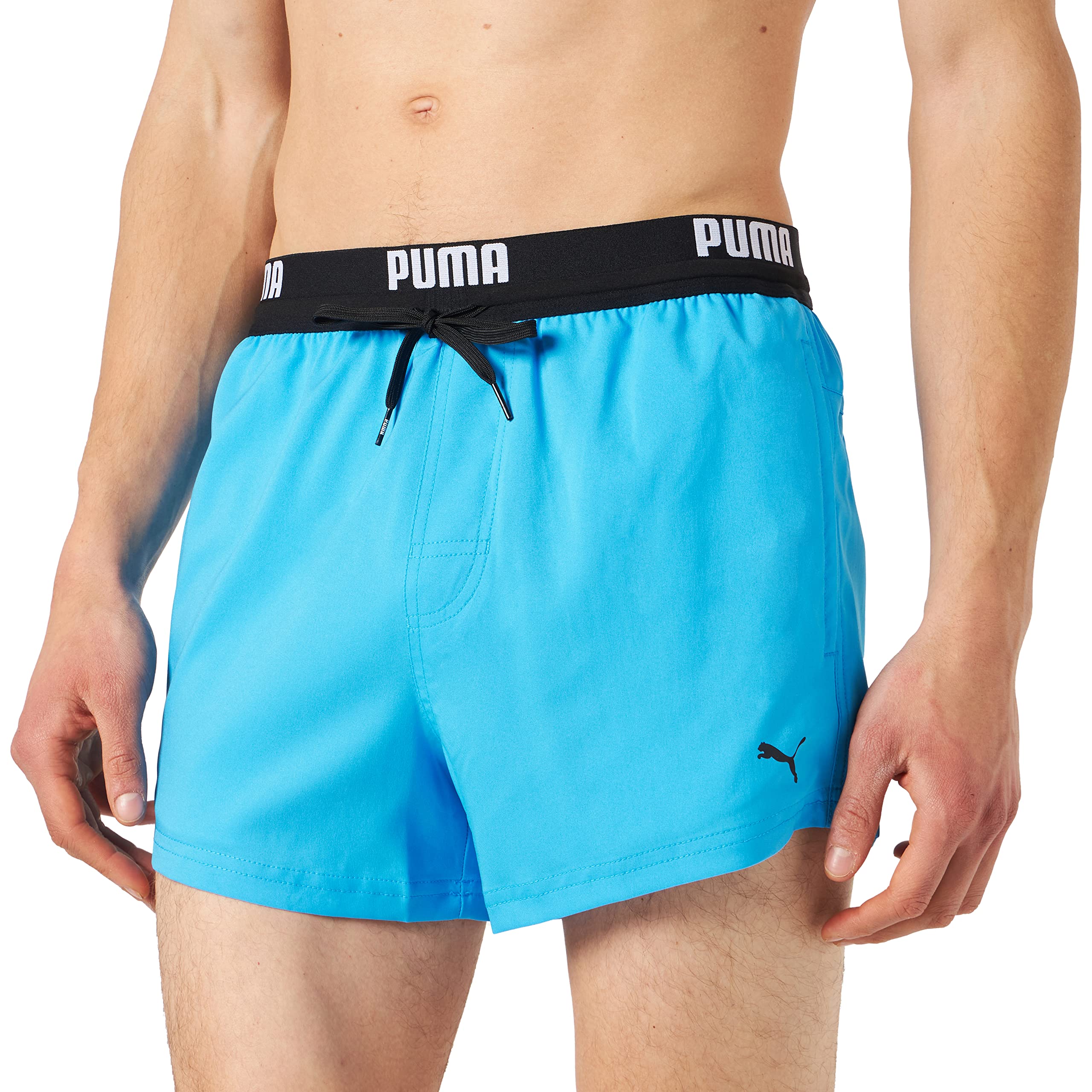 PUMA Logo Short Length Swim Pantalones Cortos para Natación para Hombre