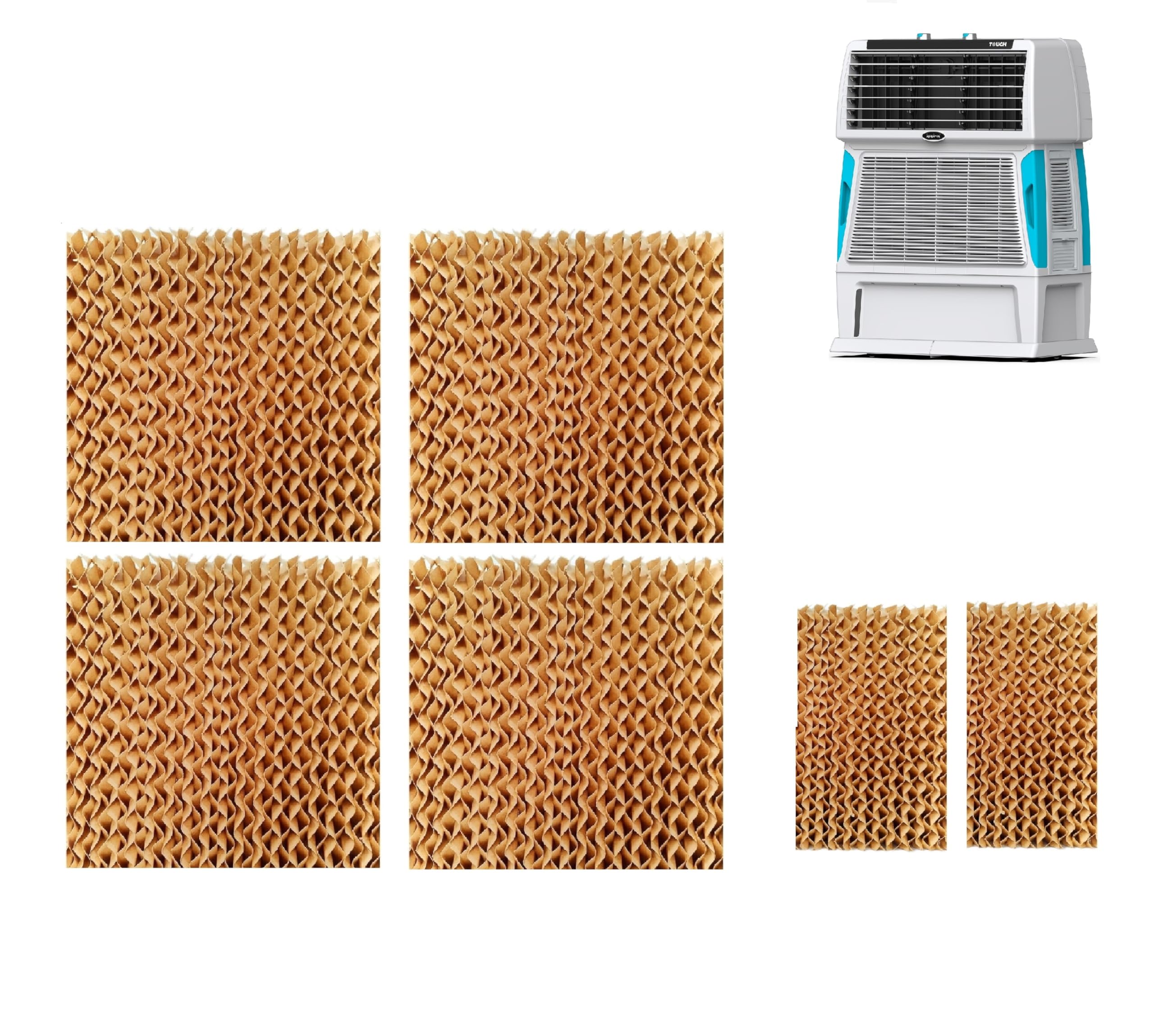 S Touch 11.8x11.8 4pc 7.9x5.5 2pc · Brown