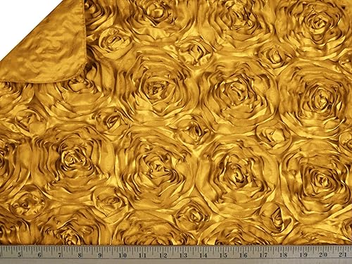 Miniatura 10 de Satin Rosette Silver 60 Inch Fabric by The Yard (F.E.