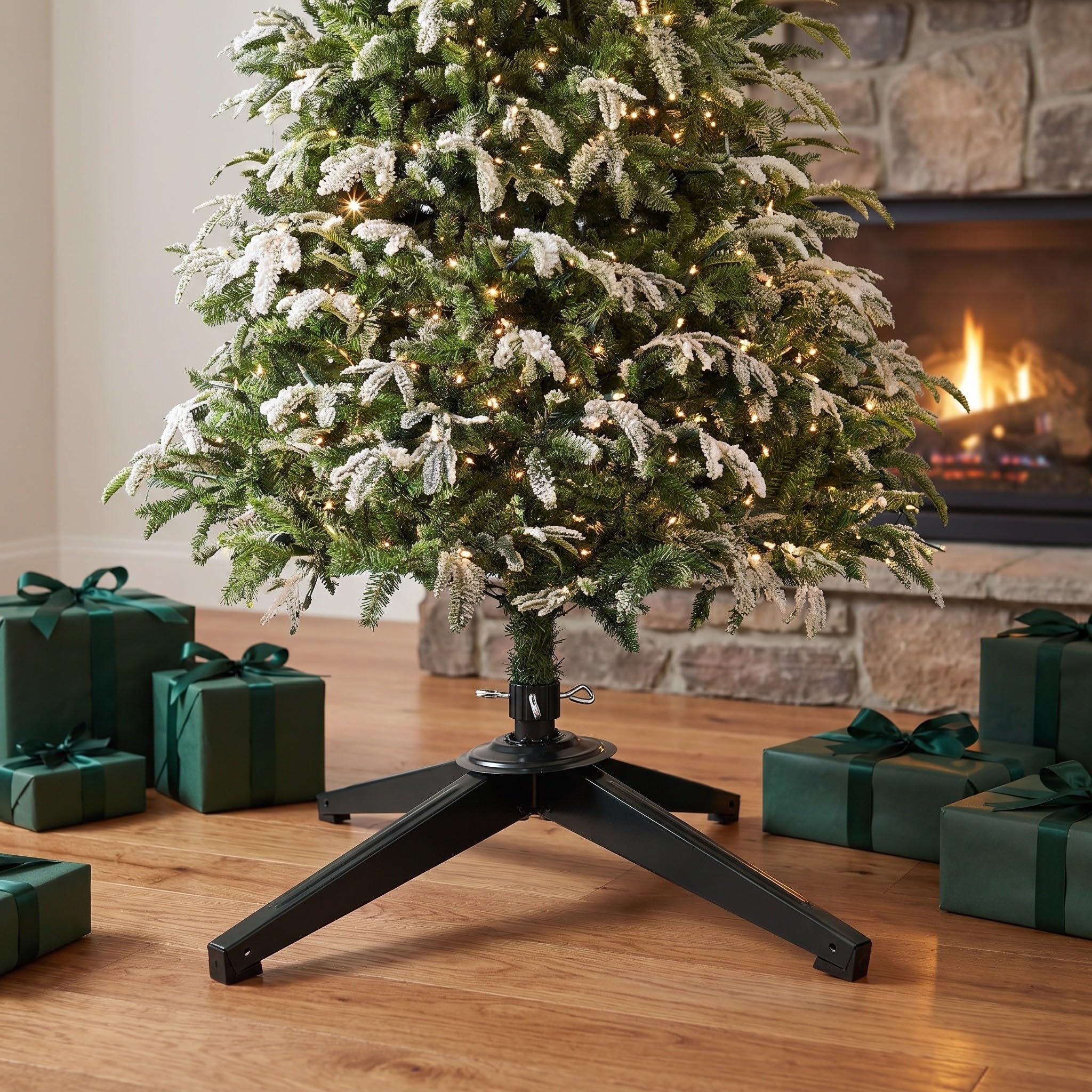 Soporte Metálico Plegable para Árbol de Navidad de Hierro, 1.26