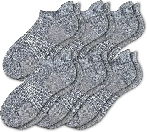 Socks Daze Paquete de 36 calcetines deportivos de lana merina para hombre y mujer, para correr al tobillo, suaves, gruesos, acolchados, para