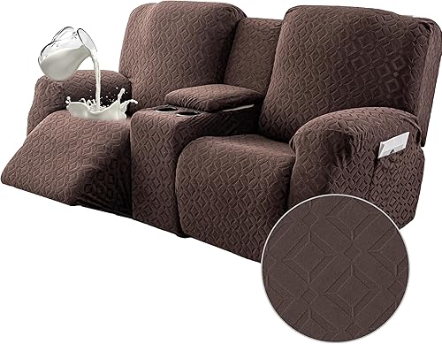 Vista 29 de Gennia Funda Impermeable para Sofá Reclinable, Fundas Elásticas para Sofá Reclinable con Bolsillos, Fundas Lavables para Sillón Reclinable Lazy Boy