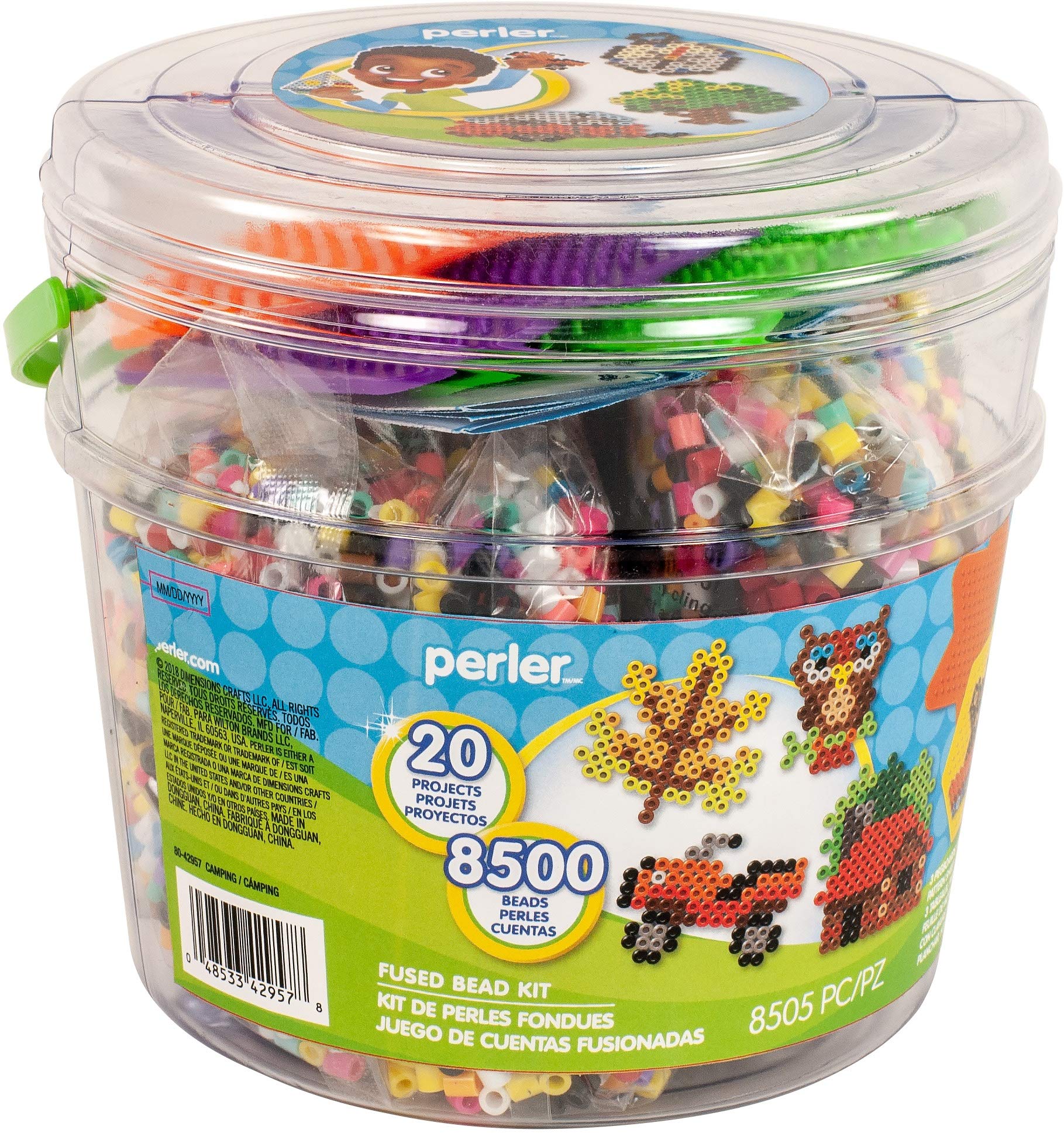 Buy Perler Beads Crafts for Kids 'Outdoor Campsite' Fuse Bead Pattern