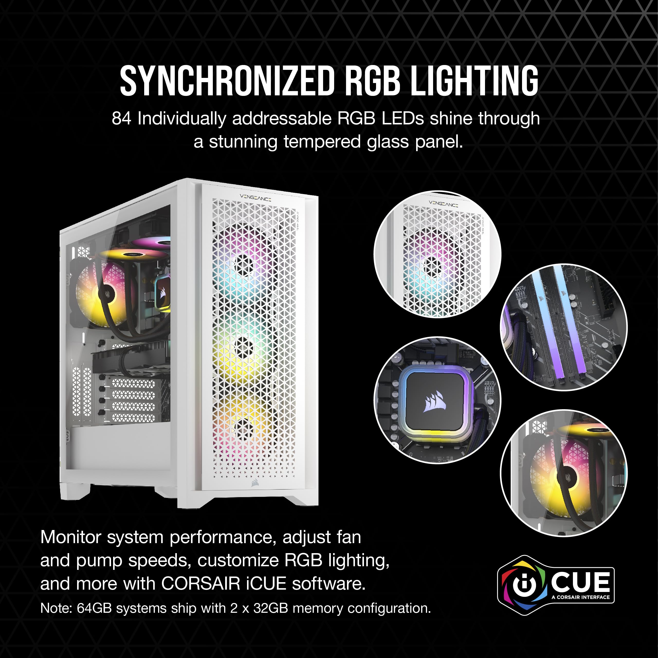 Amazon.com: Corsair Vengeance i7500 Series Gaming PC - Liquid