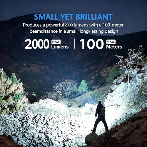 Miniatura 3 de LETOUR Linterna EDC recargable G11, potentes linternas RGB, mini linternas planas portátiles, IP68 impermeable multimodo magnético pequeño llavero