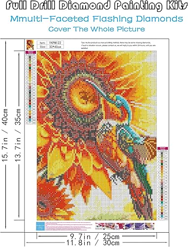 Miniatura 14 de KINPLUB Kits de pintura de diamantes de playa en forma de corazón para adultos, kits de arte de diamantes de puesta de sol 5D para principiantes