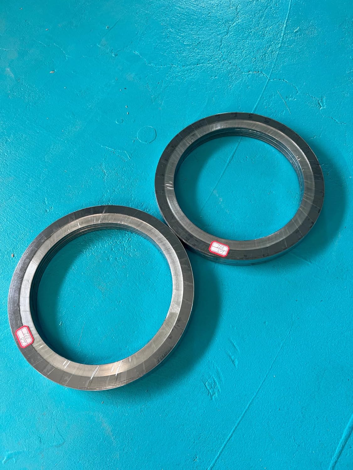 Gemmy Heart Not ASME Spiral Wound Gasket with SS304 Inner Ring,Graphite Filled,5Pcs 5" DN125 (5" DN125)