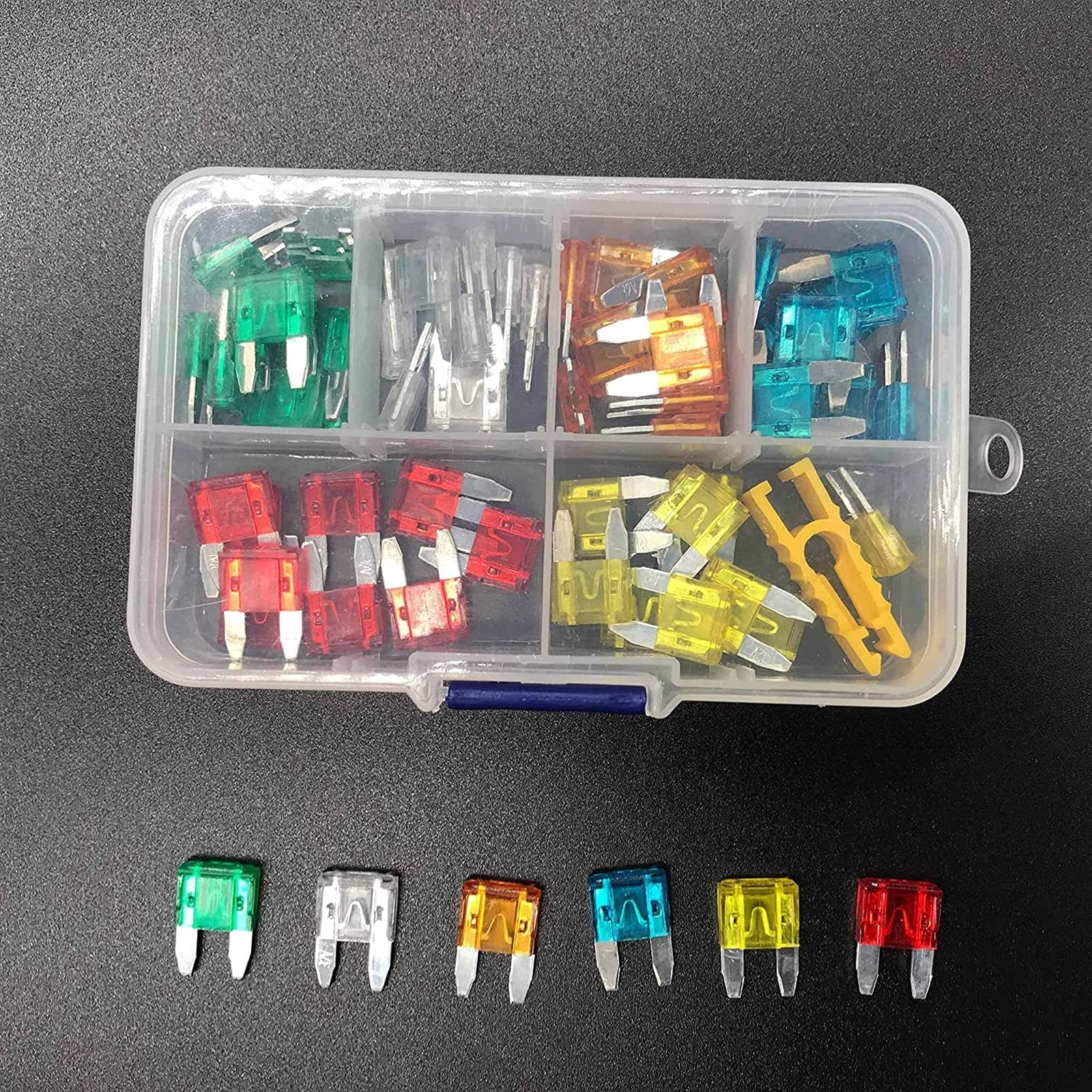 Fusible de taille moyenne pour véhicule : coffret assorti 60PCS de 5A à 30A