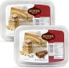 Achva Halva Marble - Authentic and Delicious Halvah Halwa - Natural Source of Protein - Vegan & Kosher Healthy Snacks - Halvas 2-Pack 450g per Tub