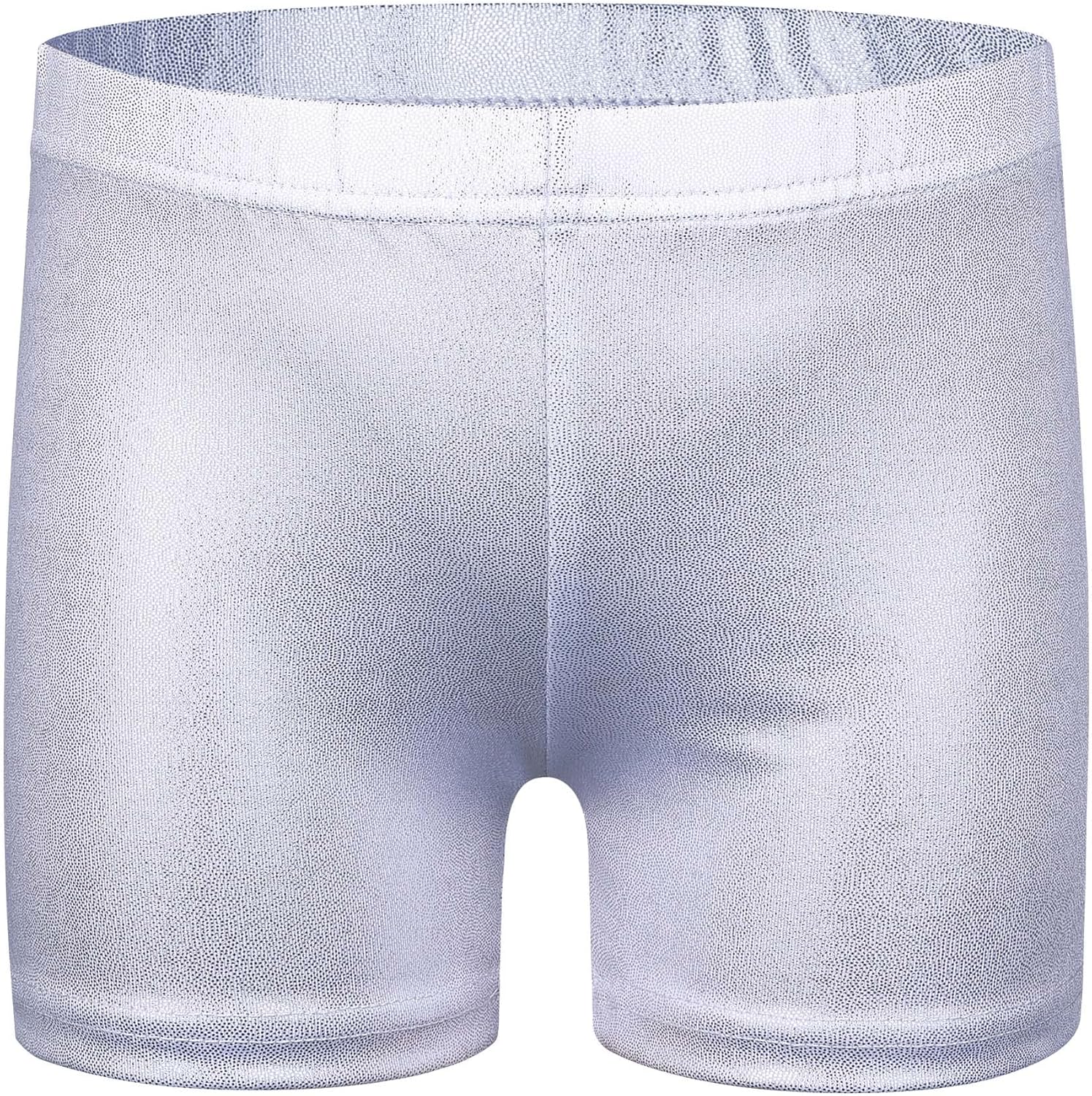 BAOHULU Gymnastics Leotard for Girls with Shorts Set 3/4 Sleeve Kids Shiny Practice Dancewear - Image 5