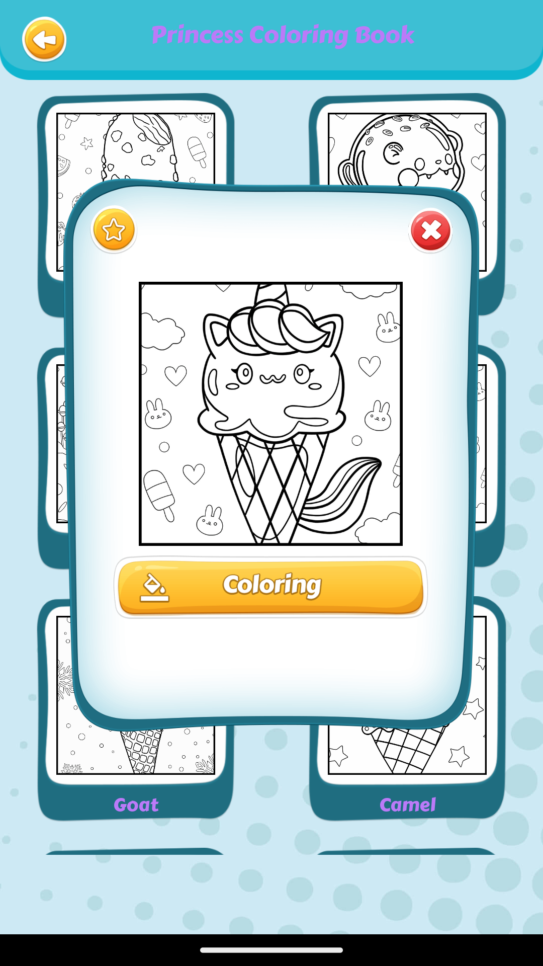 Ice cream coloring pages – games for kids - App on the Amazon Appstore