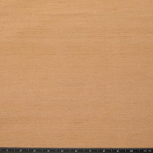 Peach tassah Seda con respaldo, tela 100% Seda salvaje, por el patio de algodón, 54" Amplia