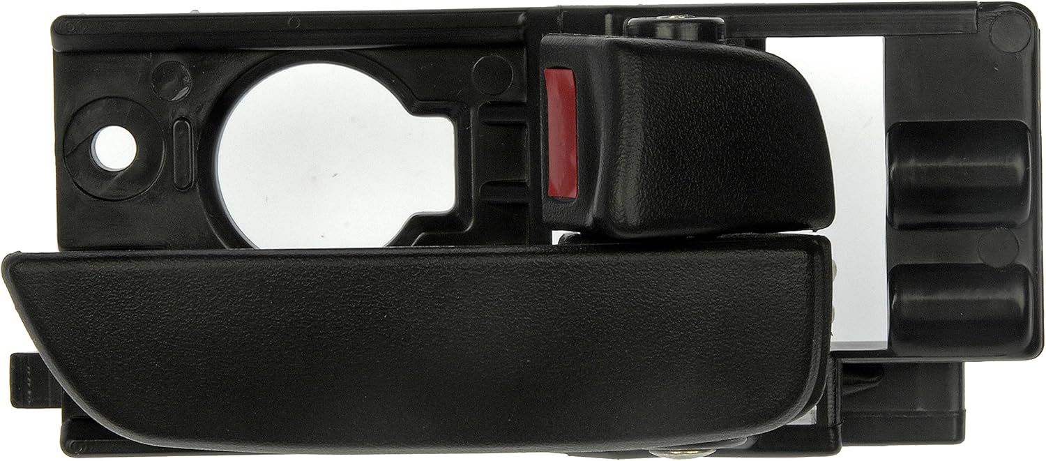 Dorman 81099 Front Passenger Side Interior Door Handle Compatible with Select Dodge/Hyundai Models, Black; Textured