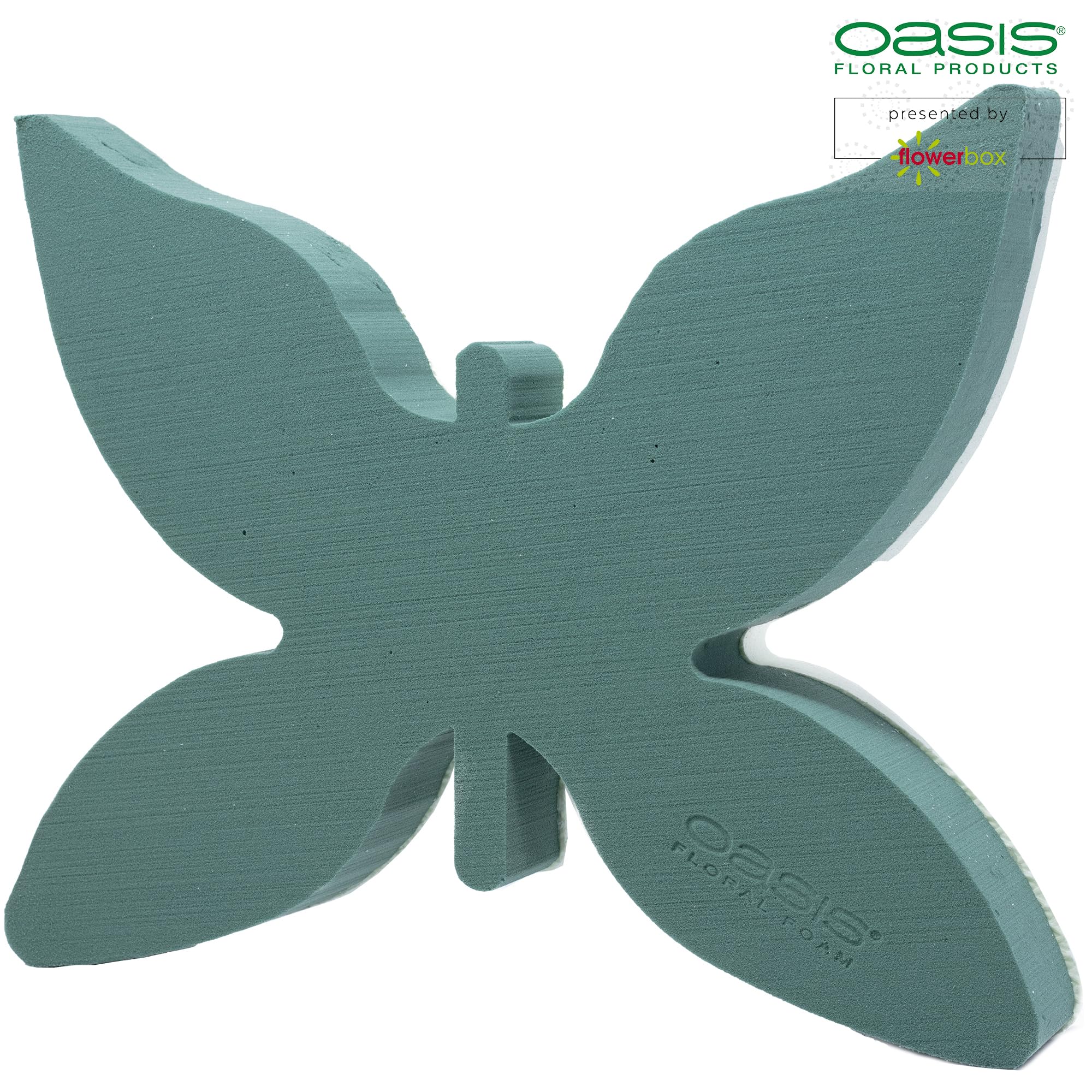 FLOWERBOX Oasis pianka wtykowa motyl 34,5 cm masa wtykowa gąbka wtykowa - 2 sztuki