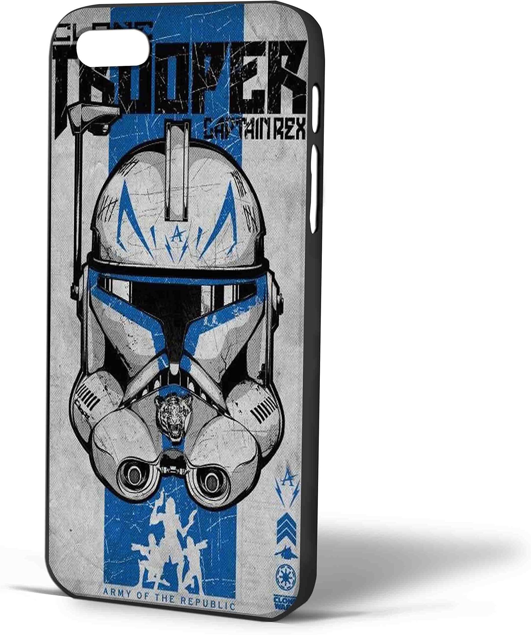 Clone Trooper Captain Rex Star Wars for Iphone Case (iPhone 5C Black)