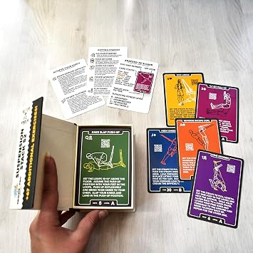Stack 52 Suspension Exercise Cards Compatible with All Suspension Trainers. Suspended Bodyweight Resistance Workout Game. Video Instructions Included. Fun Home Fitness Program.(Mega Pack)