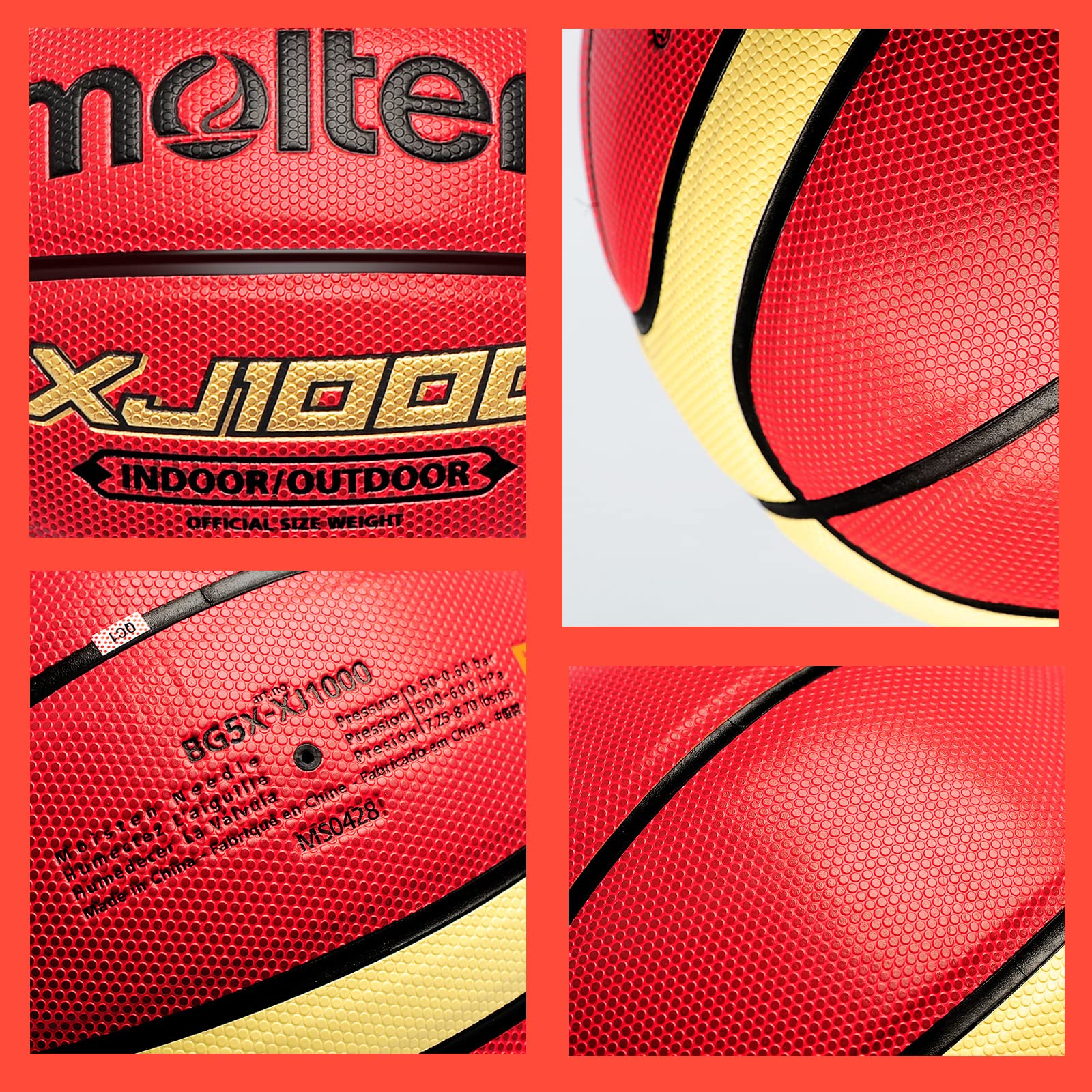 Amazon.com : M.A.K Basketball XJ1000 Size 5, 6, 7 Indoor/Outdoor