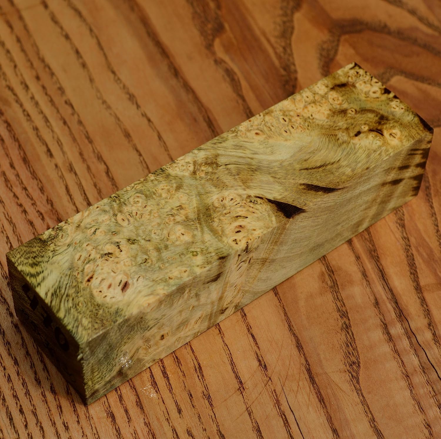 Stabilized BURL Wood Wooden Block Turning Blank Handle