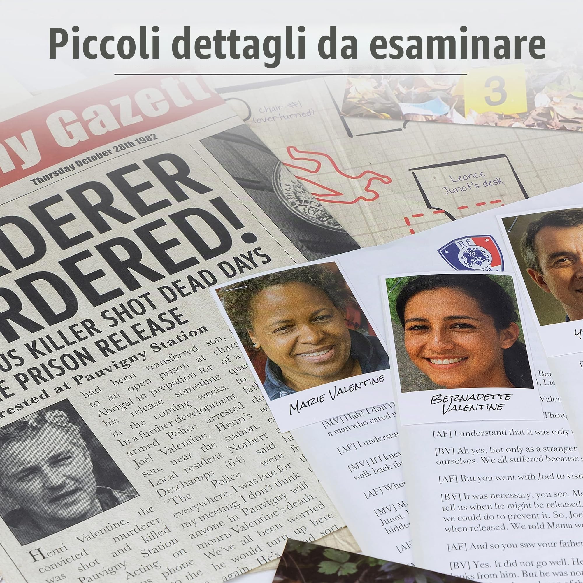 ThinkFun Cold Case: Fine della Linea - Un gioco di mistero omicidio per 14+