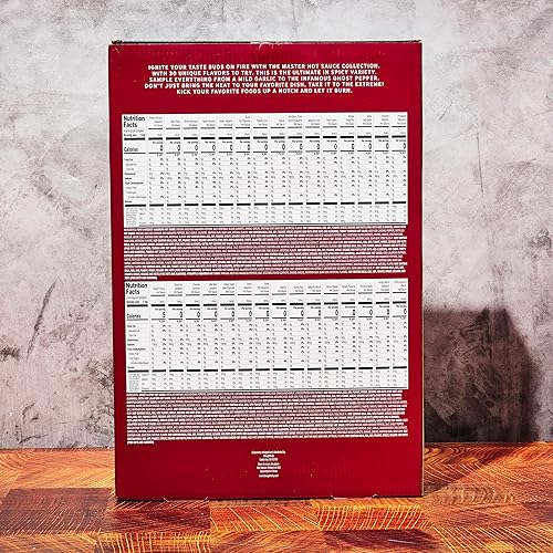 Miniatura 9 de Thoughtfully Gourmet Master - Juego de muestras de salsa picante sabores incluyen hierba de ajo whisky de manzana y más juego de 30 unidades de