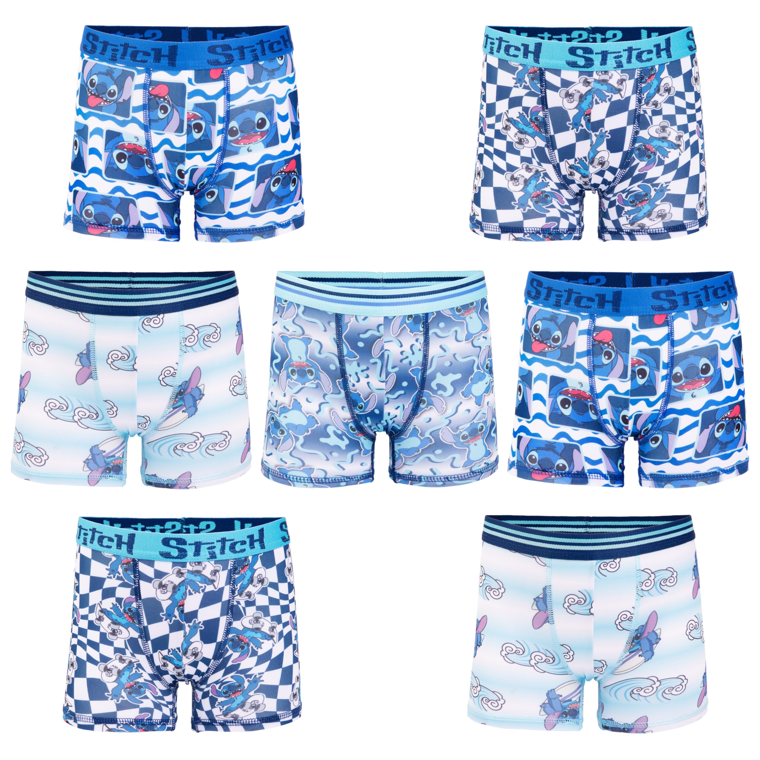 Disney Boys Lilo Stitch Amazon Exclusive Athletic Boxer Briefs in Sizes 2 3t 4t 4 6 8 10