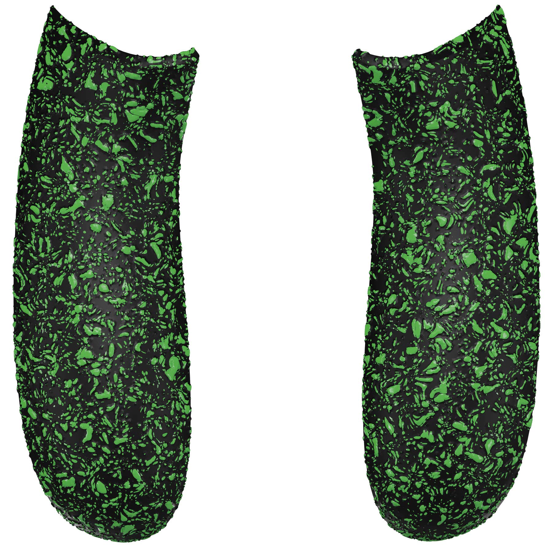 eXtremeRate Carcasa de Grip para Xbox Series X S Mando Asa Izquierda Derecha Empuñadura Antideslizante 3D Mango para Xbox Series S X Control-No Incluye Mando(Salpicaduras Verdes)