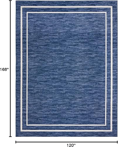 Vista 289 de Nourison Home Essentials - Alfombra contemporánea de 5 x 7 pies, color marfil/negro