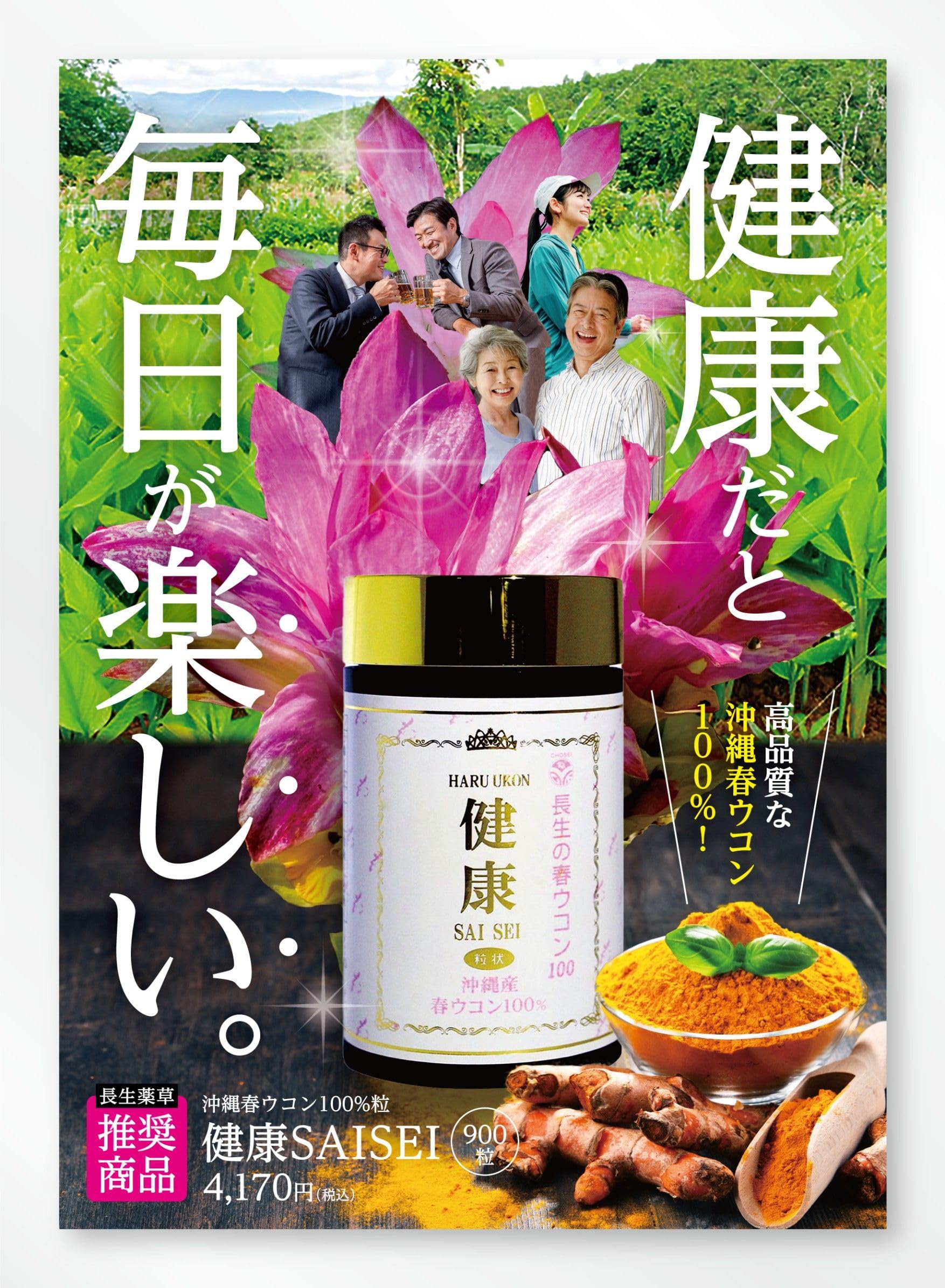 Amazon | 春ウコン100パーセント健康SAISEI 粒状 | ノーブランド品 