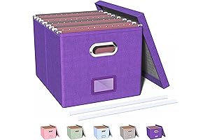 Oterri File Organizer Box: Secure Storage for Precious Kids Artwork