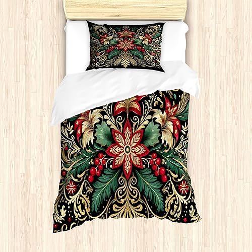 Miniatura 312 de Ambesonne Juego de funda de edredón de baloncesto, silueta de jugador de baloncesto, promoción de campeonato de competencia de atleta, juego de ropa