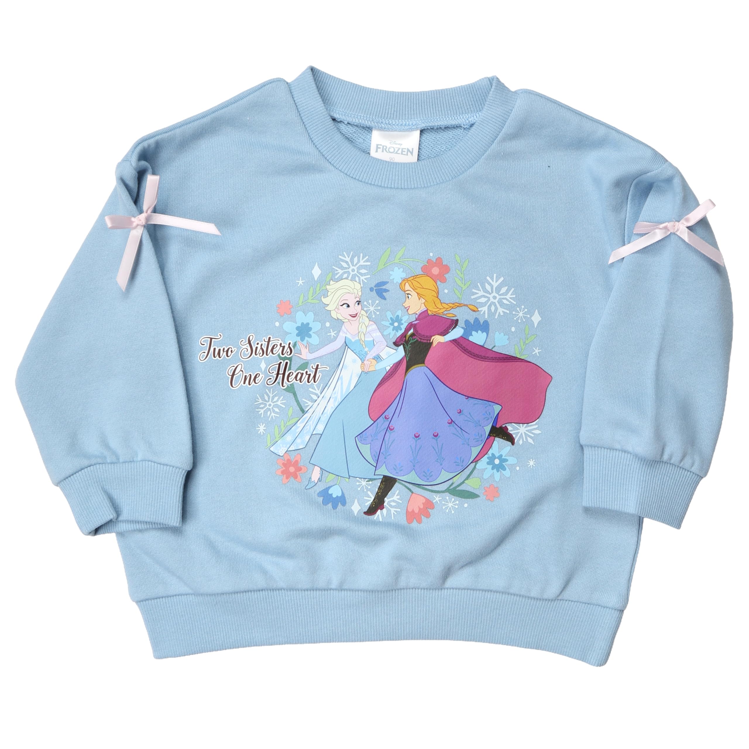 Amazon.co.jp: アナと雪の女王 裏毛トレーナー サックス 90 : ファッション