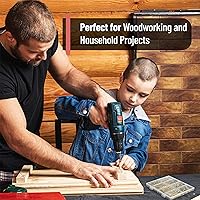 Vista 3 de Mr. Pen - Kit surtido de tornillos para madera, 300 piezas, negro, cabeza Phillips, 6 tamaños