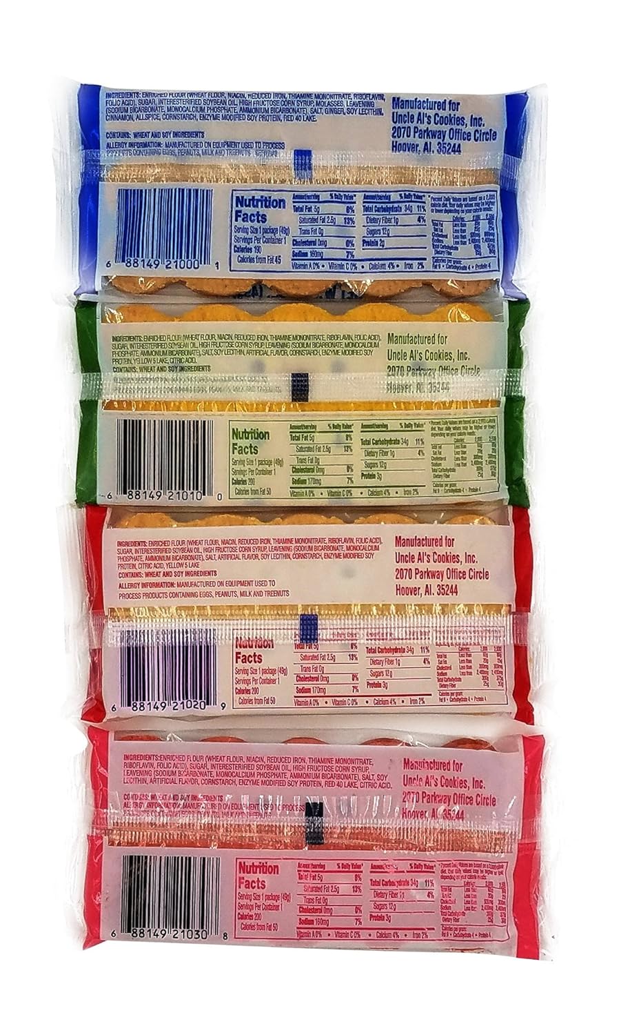 Uncle Als Stage Planks Bulk Variety Pack (Original, Banana, Lemon, and Strawberry)