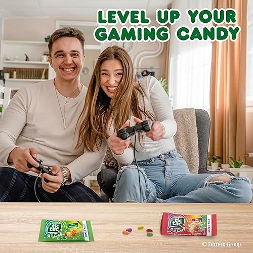 Miniatura 7 de TIC TAC CHEWY! Sour Adventure, Sour Candy, paquete de 12 unidades, caramelos masticables afrutados, tamaño compartido, 3.4 onzas cada uno (el