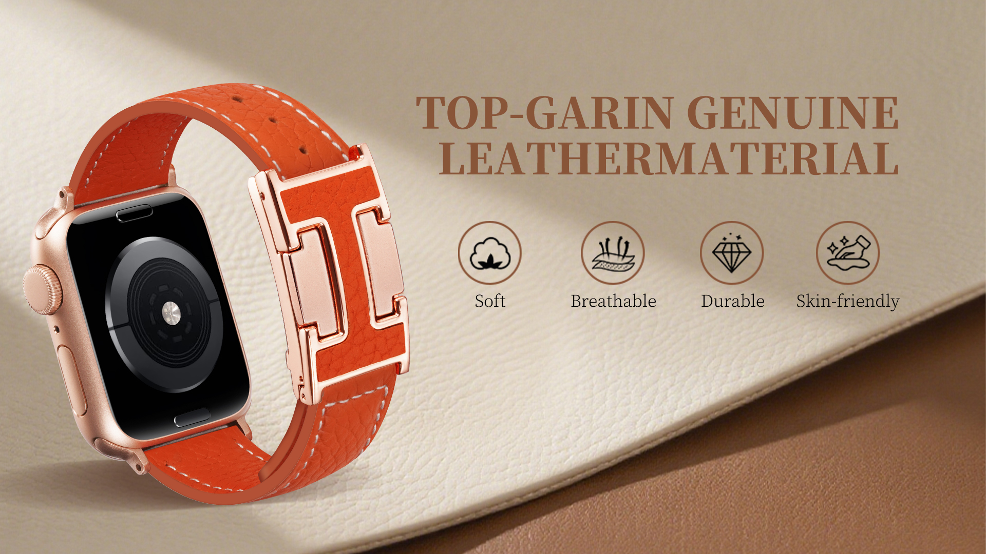 Leather Magnetic Band Compatible with Apple Watch Bands for Women