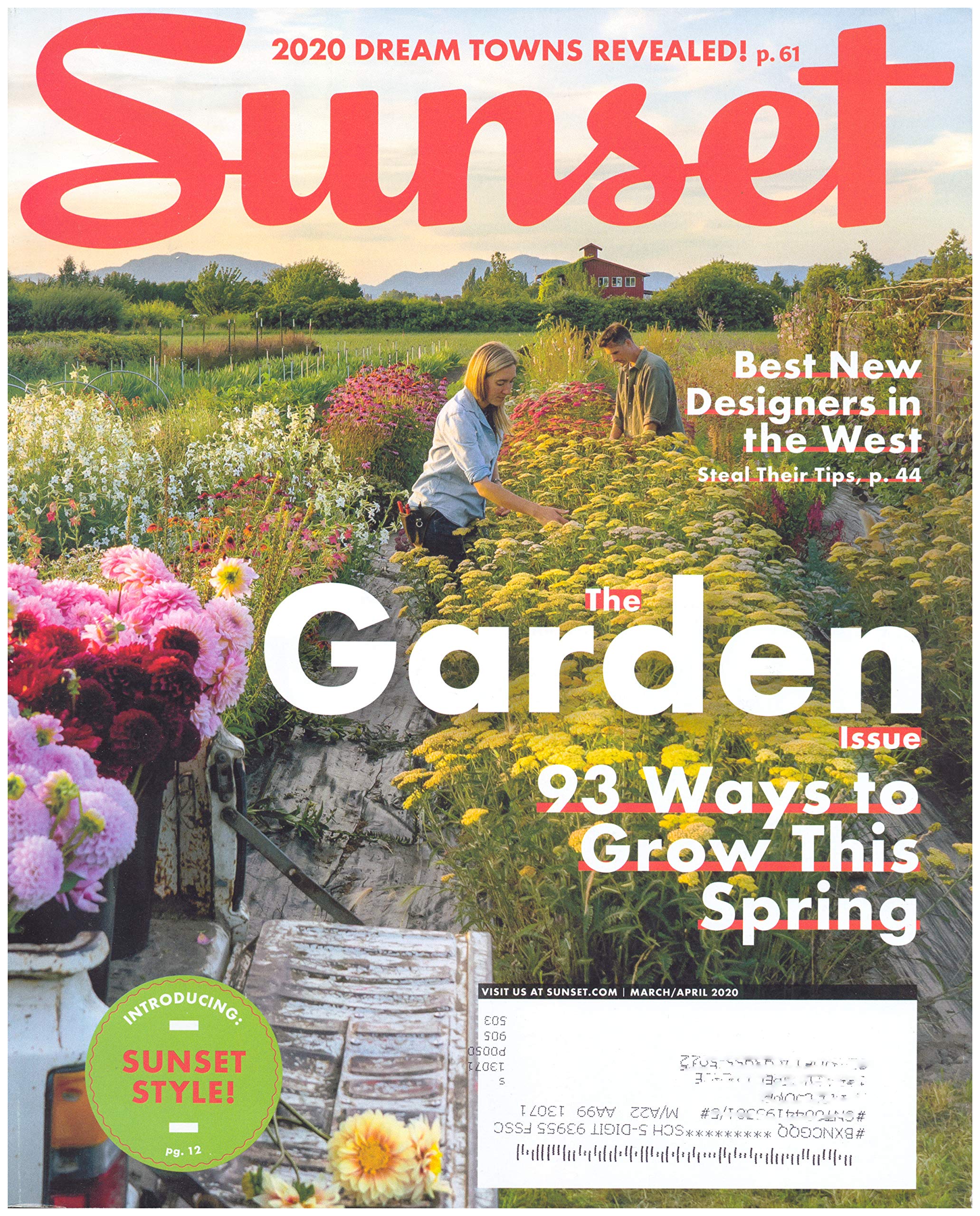 SUNSET MAGAZINE - APRIL 2020 - GARDEN: Amazon.com: Books