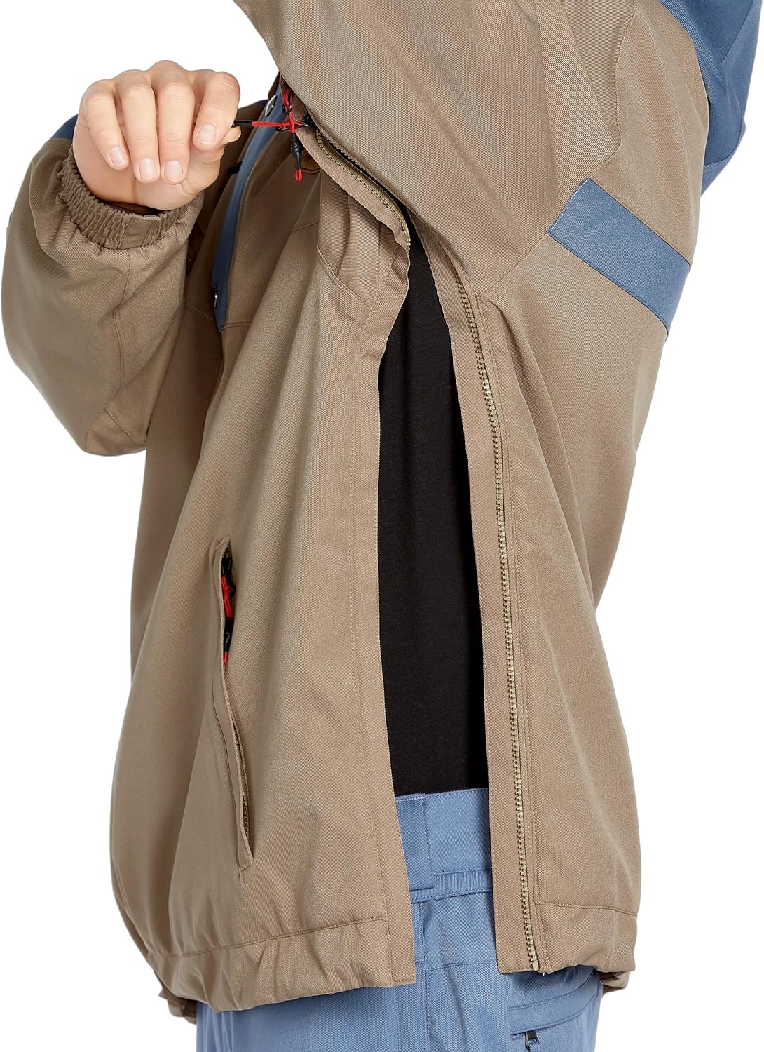 Volcom Men's Arthur Longo 20k Pullover Anarok Hooded Snowboard Jacket - Image 6